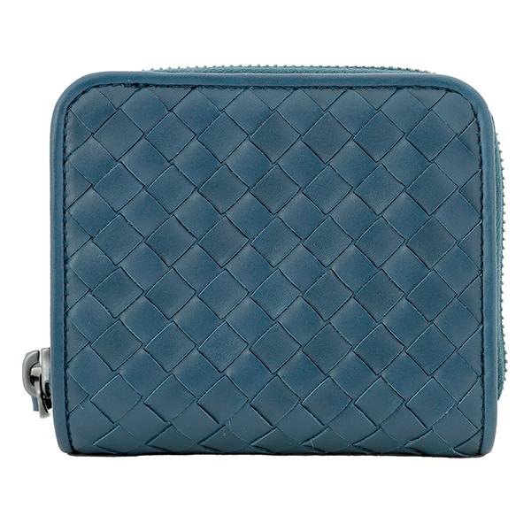 並行輸入 ボッテガヴェネタ 2つ折り財布 BOTTEGA VENETA イントレチャート ミニウォレ...
