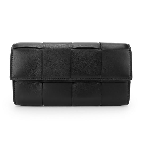 並行輸入 ボッテガヴェネタ 長財布 BOTTEGA VENETA カセット ラージ フラップウォレッ...