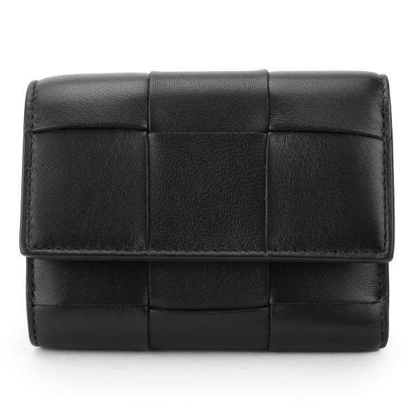 並行輸入 ボッテガヴェネタ 3つ折り財布 BOTTEGA VENETA カセット 三つ折りファスナー...