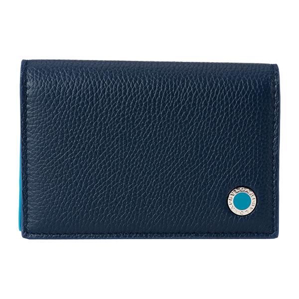 並行輸入 ブルガリ  カードケース ブルガリ・ブルガリ マン 290082 ブルー 青 爆買