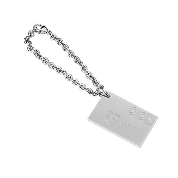 並行輸入 カルティエ キーホルダー ENVELOPE STERLING SILVER KEY RIN...