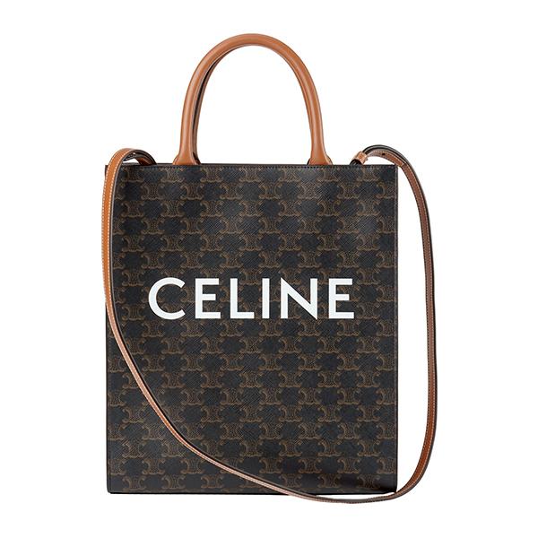 並行輸入 セリーヌ  トートバッグ トリオンフ 191542 BZK 04LU ブラウン 茶 爆買