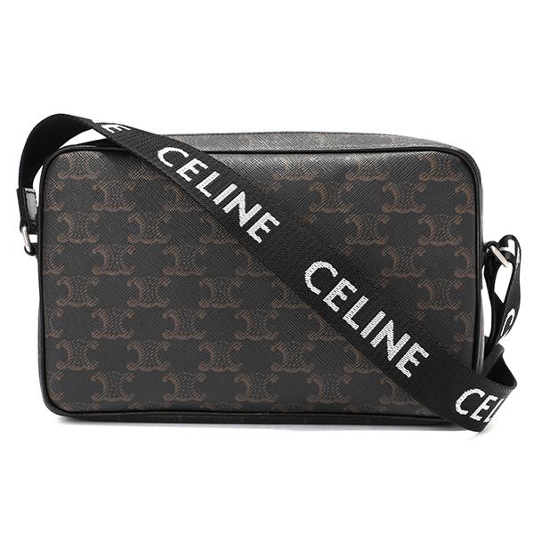 並行輸入 セリーヌ  ショルダーバッグ トリオンフ 197202 DND 38SI ブラック 黒 爆...