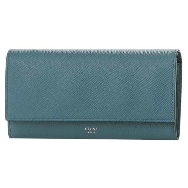並行輸入 セリーヌ 長財布 ラージ フラップウォレット 10B56 3BEL 07SU ライトブルー...