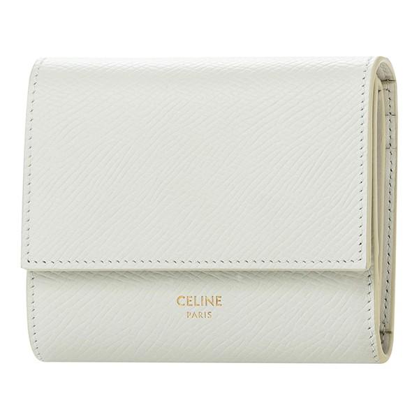 並行輸入 セリーヌ 2つ折り財布 スモール トライフォールドウォレット 10B57 3BEL 01B...