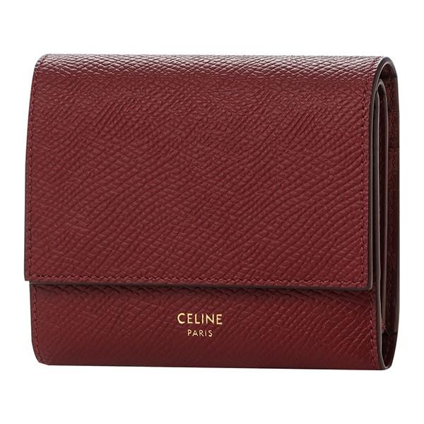 並行輸入 セリーヌ 2つ折り財布 スモール トライフォールドウォレット 10B57 3BEL 28L...