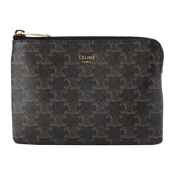 並行輸入 セリーヌ  コインケース トリオンフ 10C662BTA 38NO ブラック 黒 爆買