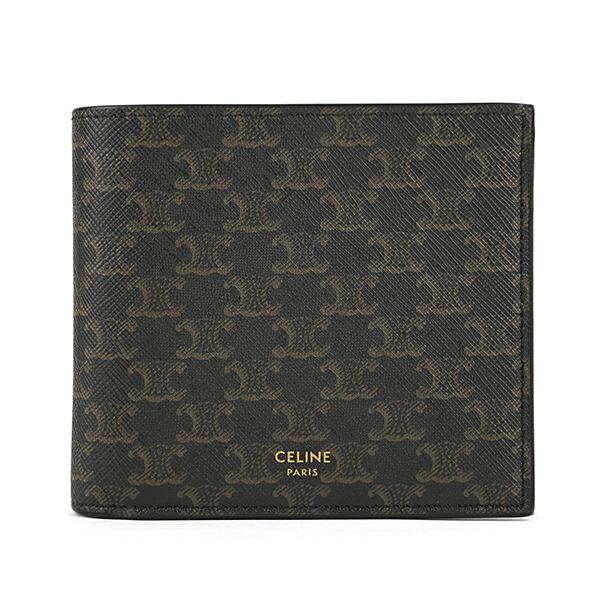 並行輸入 セリーヌ 2つ折り財布 CELINE トリオンフ 10C872 BQB 38NOメンズ ブ...