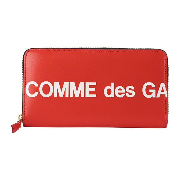 並行輸入 コムデギャルソン 長財布(ラウンドファスナー) レッド 赤 COMME des GARCO...