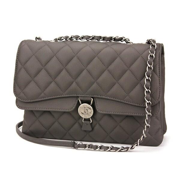 並行輸入 シャネル ハンドバッグ マトラッセ A94288 Y60119 2A740 グレー系 爆買