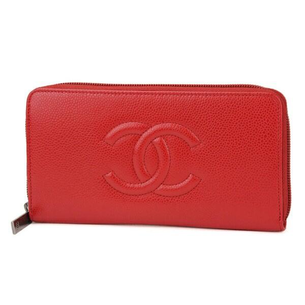 並行輸入 シャネル 長財布(ラウンドファスナー) ZIP WALLET IN GRAINED CAL...