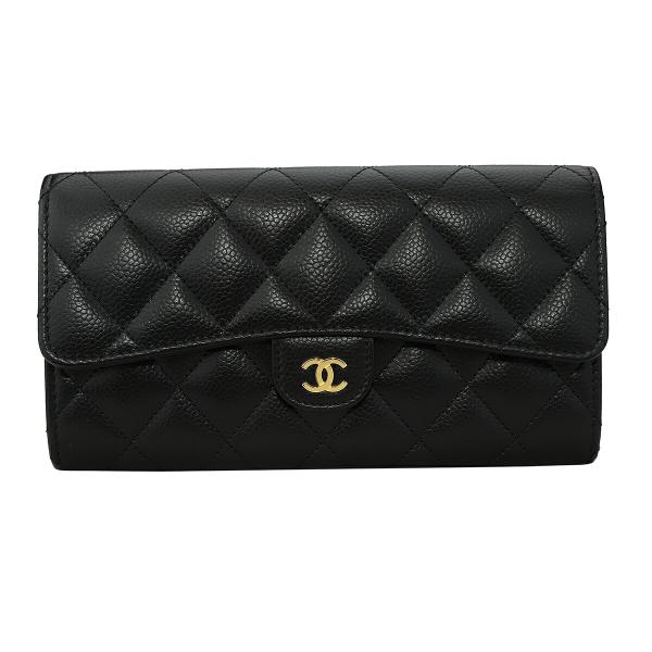 並行輸入 シャネル 長財布 CHANEL キャビアスキン CHANEL WALLET AP0241レ...