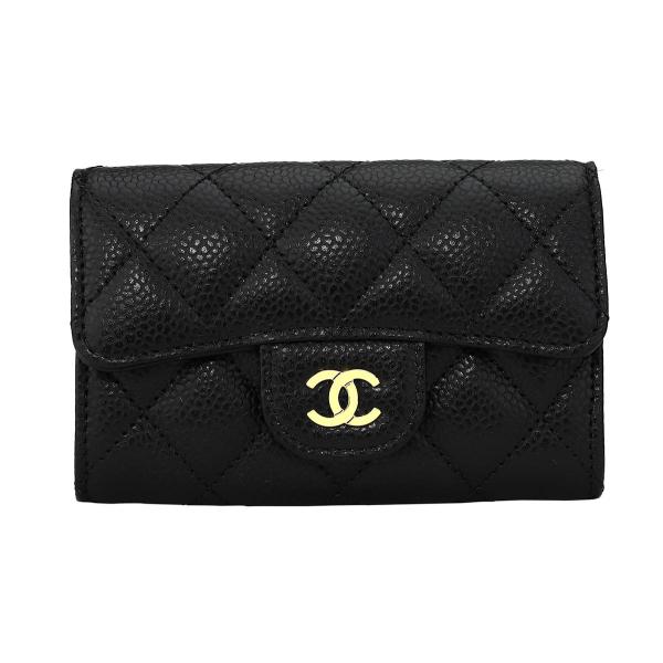並行輸入 シャネル カードケース CHANEL キャビアスキン CHANEL FLAP CARD C...