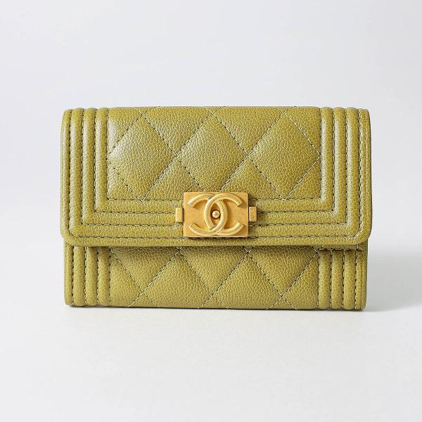 並行輸入 シャネル カードケース CHANEL キャビアスキン CHANEL CARD CASEレデ...