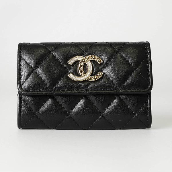 並行輸入 シャネル カードケース ラムスキン CARD CASE