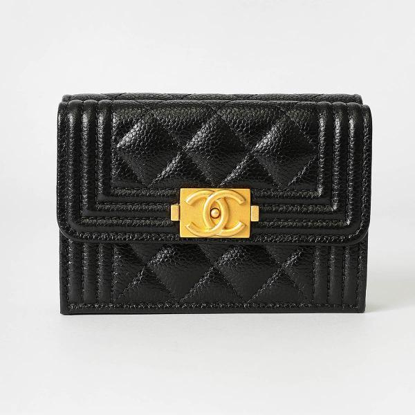 並行輸入 シャネル 3つ折り財布 ボーイ シャネル SMALL WALLET