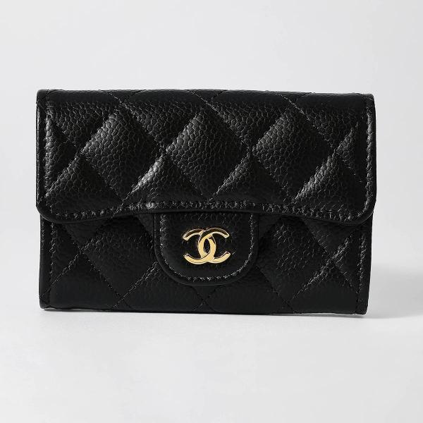 並行輸入 シャネル カードケース キャビアスキン CHANEL FRAGMENT CASE BK E...