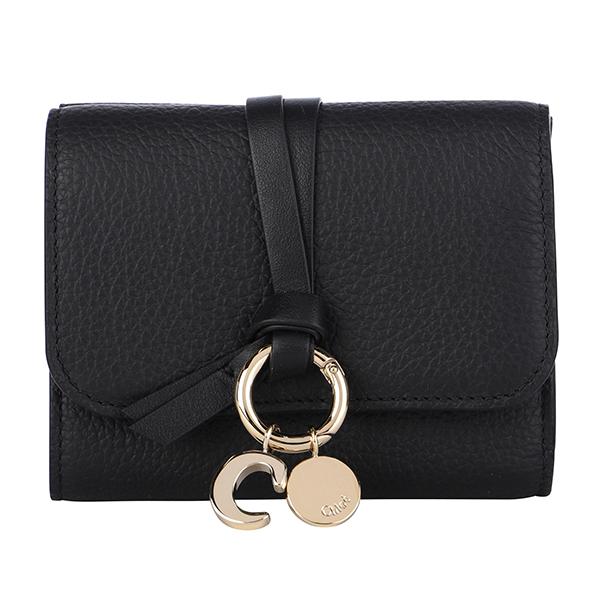 並行輸入 クロエ 3つ折り財布 Chloe アルファベット CHC21WP945F57 001レディ...