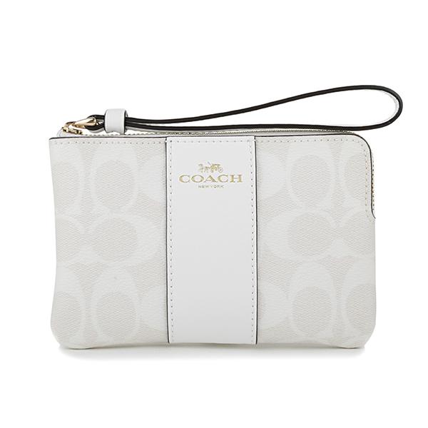 並行輸入 コーチ ポーチ ホワイト 白 COACH 58035 IMRFF 爆買