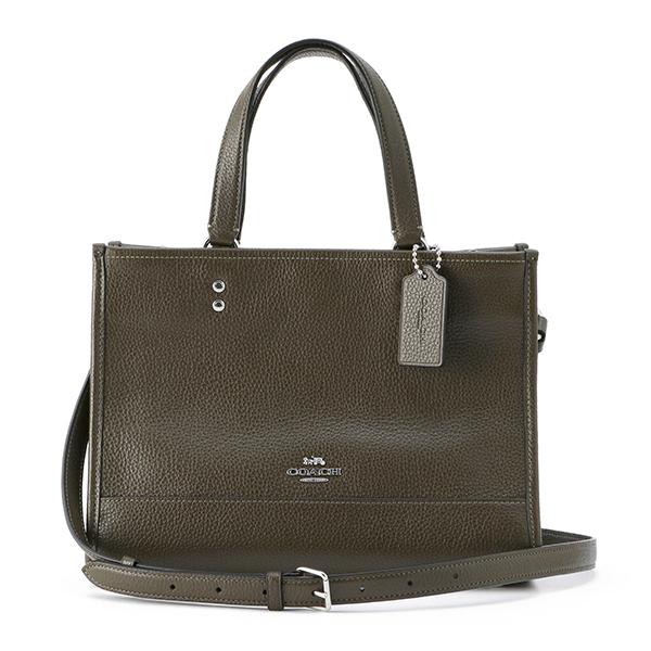 並行輸入 コーチ トートバッグ COACH ペブルドレザー 1959 SVR2Oレディース カーキ ...