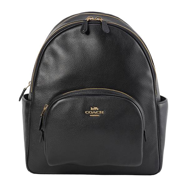 並行輸入 コーチ リュックサック COACH ペブルド レザー 5666 IMBLKレディース ブラ...