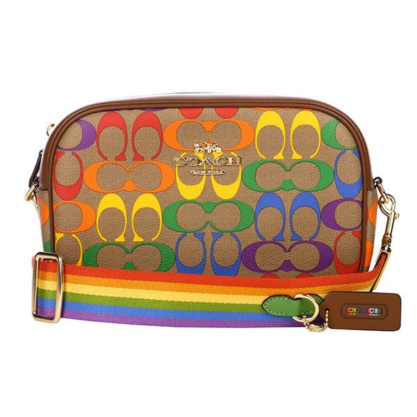並行輸入 コーチ ショルダーバッグ COACH レインボー シグネチャー CA175 IME7Vユニ...