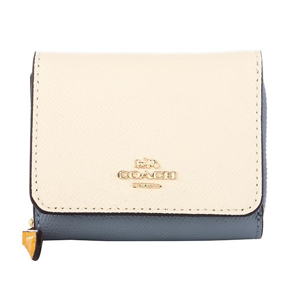 並行輸入 コーチ 3つ折り財布 COACH カラーブロック 2923 IMCAHレディース ホワイト...