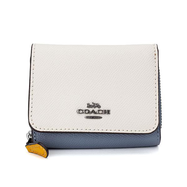 並行輸入 コーチ 3つ折り財布 ホワイト 白 COACH 2923 QBCAH 爆買