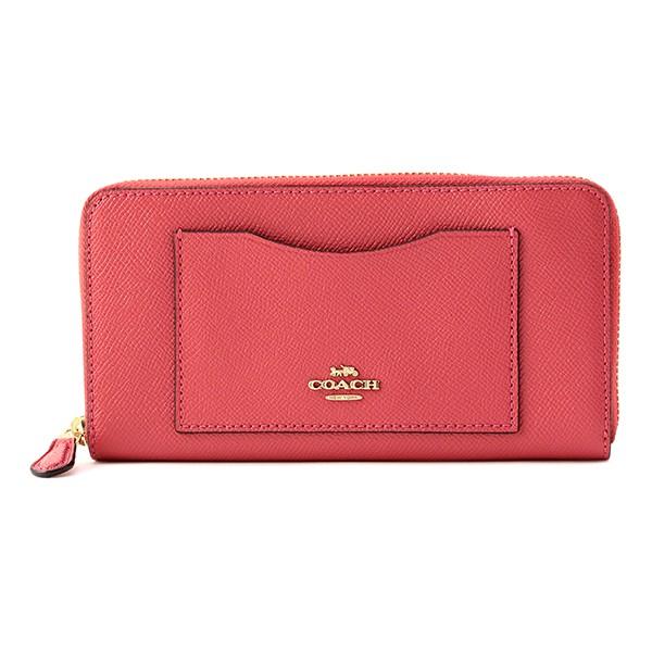 並行輸入 コーチ 長財布(ラウンドファスナー) COACH クロスグレイン 54007 IMPOPレ...