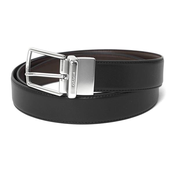 並行輸入 コーチ ベルト COACH レザー 64824 AQ0メンズ ブラック ブラウン