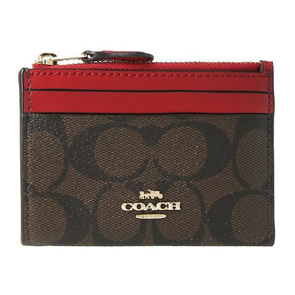 並行輸入 コーチ コインケース COACH シグネチャー 88208 IMRVQレディース ブラウン...