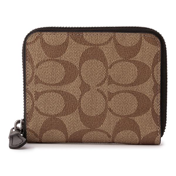 並行輸入 コーチ 2つ折り財布 COACH シグネチャー 91290 QBTN2ユニセックス ブラウ...