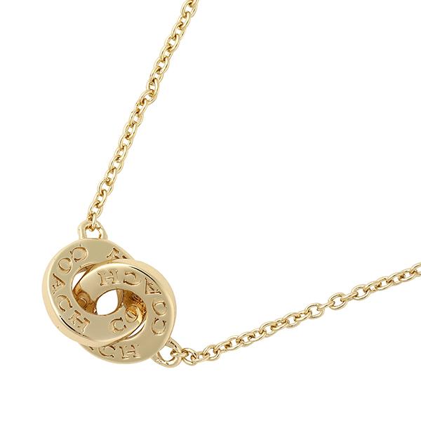 並行輸入 コーチ ネックレス COACH インターロッキング オープンサークル 91441 GLDレ...