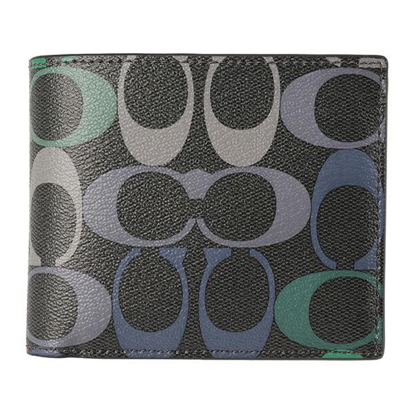 並行輸入 コーチ 2つ折り財布 ブラック COACH C1603 QBS4A 爆買