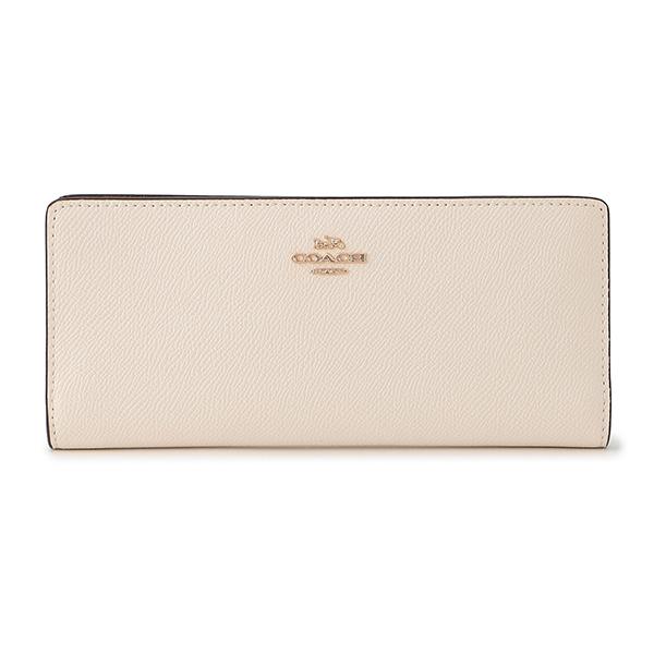 並行輸入 コーチ 長財布 COACH クロスグレイン レザー C3440 IMCHKユニセックス ホ...