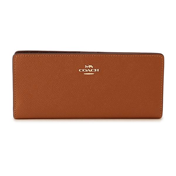 並行輸入 コーチ 長財布 COACH クロスグレイン レザー C3440 IMR1Wユニセックス ブ...
