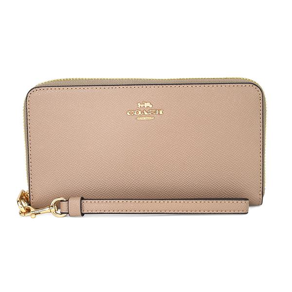 並行輸入 コーチ 長財布(ラウンドファスナー) COACH クロスグレイン C3441 IMTAUレ...