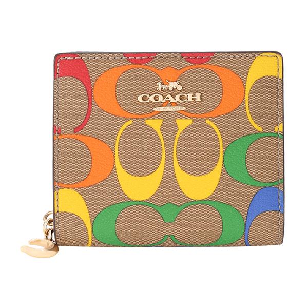 並行輸入 コーチ 2つ折り財布 ブラウン 茶 COACH C4536 IMMU4 爆買