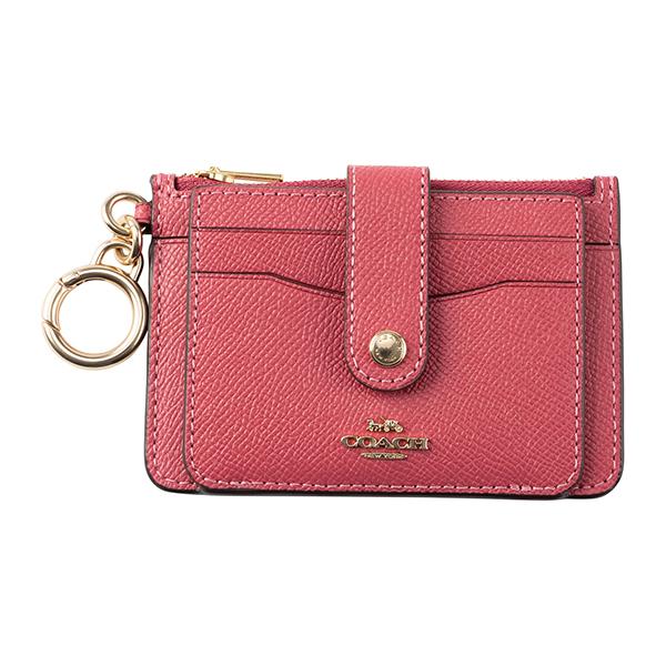 並行輸入 コーチ カードケース COACH クロスグレイン C6881 IMT9Zレディース ピンク...