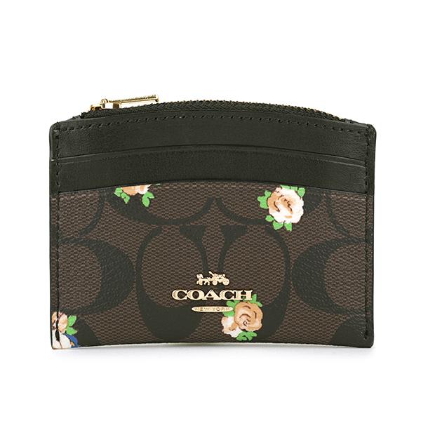 並行輸入 コーチ カードケース COACH シグネチャー C7386 IMOSNレディース ブラウン...