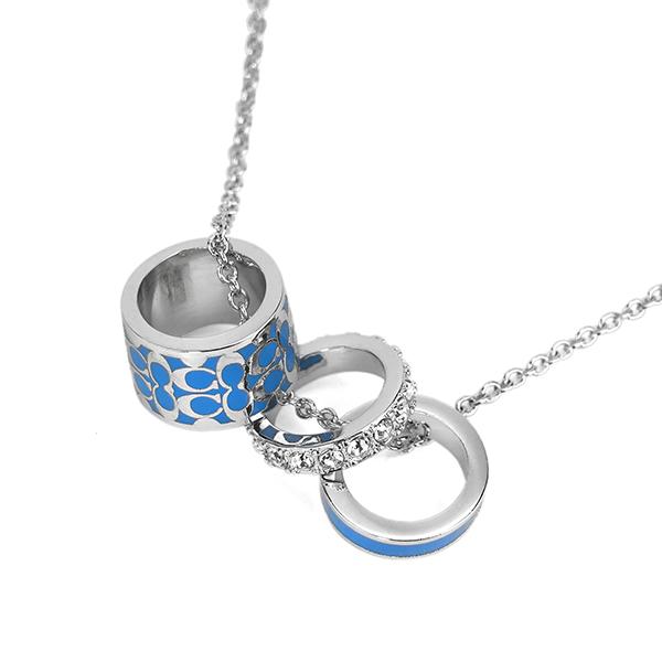 並行輸入 コーチ ネックレス COACH シグネチャー C9446 B8Wレディース シルバー ライ...