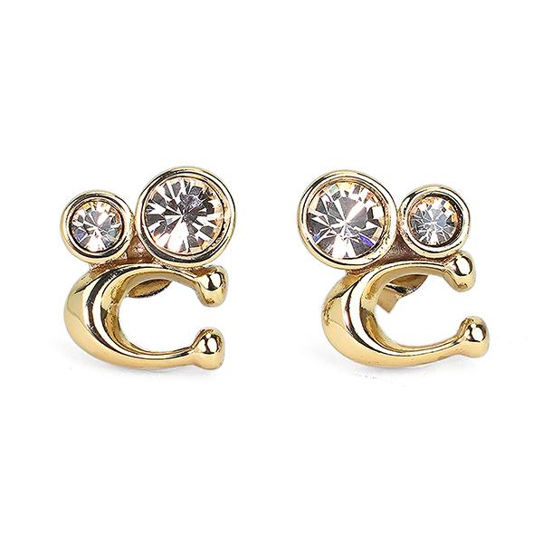 並行輸入 コーチ ピアス COACH シグネチャー C9450 GLDレディース ゴールド 金 クリ...