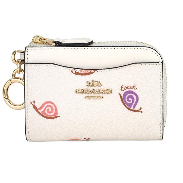 並行輸入 コーチ カードケース COACH スネイルプリント CA791 IMCAHレディース ホワ...