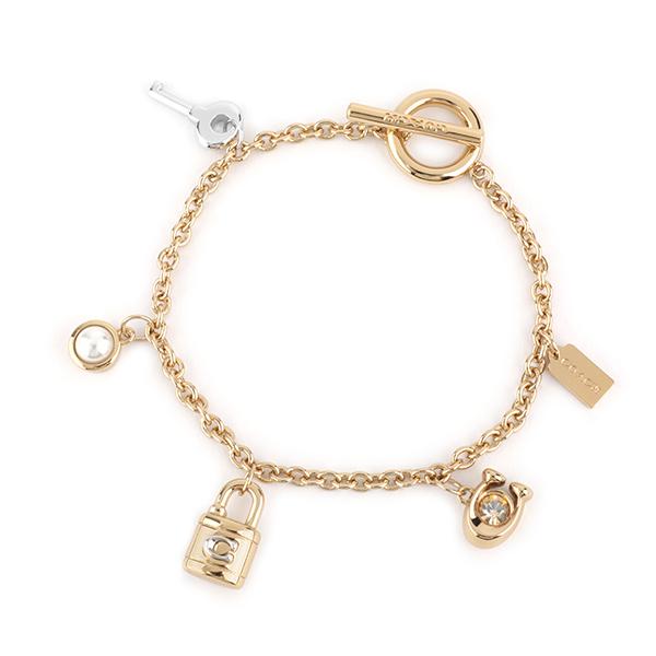 並行輸入 コーチ ブレスレット COACH シグネチャー CD855 A31レディース ゴールド 金