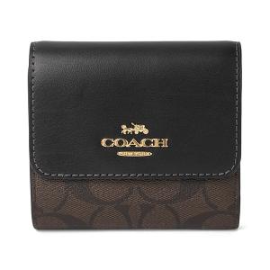 COACH（コーチ） アウトレット 三つ折り財布 シグネチャー ミニ財布