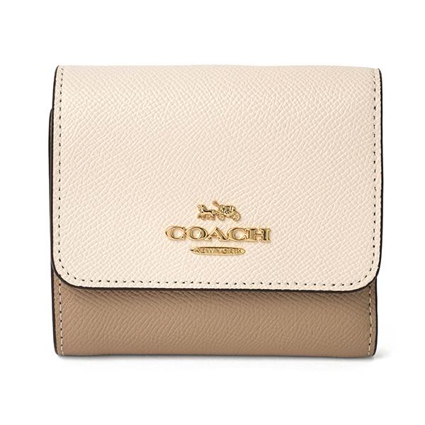 コーチ 3つ折り財布 COACH カラーブロック CF357 IMCAH