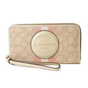 COACH コーチ 長財布(ラウンドファスナー) ハートチェリー