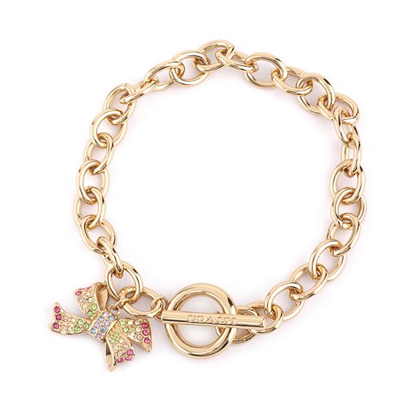 並行輸入 コーチ ブレスレット COACH パヴェ ボウ CG077 GDMCレディース ゴールド ...