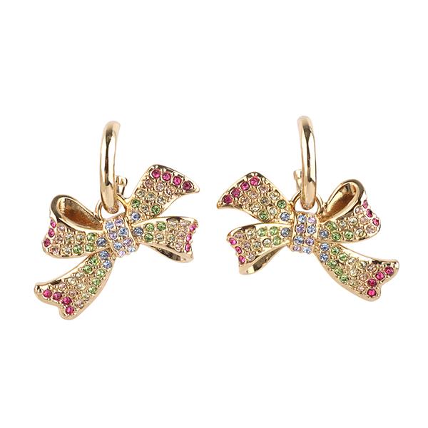 並行輸入 コーチ ピアス COACH パヴェ ボウ CG078 GDMCレディース ゴールド 金