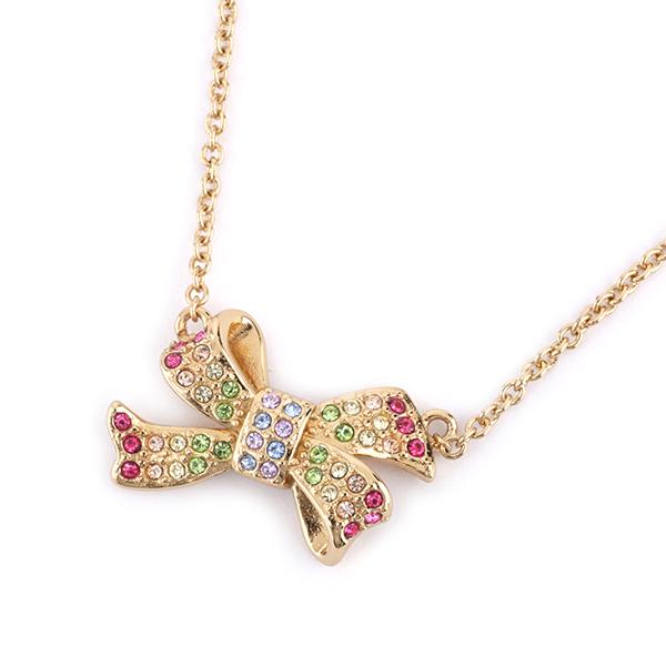 並行輸入 コーチ ネックレス COACH パヴェ ボウ CG079 GDMCレディース ゴールド 金